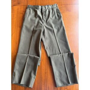 USMC Authentic Surplus Green Poly/Wool Service Trousers Size 33L